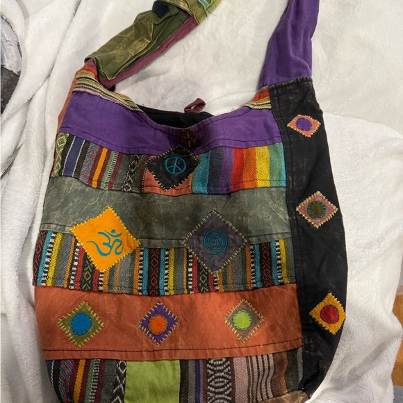 The Collection Royal Nepal Purse Shoulder
Handbag Patchwork Colorful Bag - Picture 1 of 4